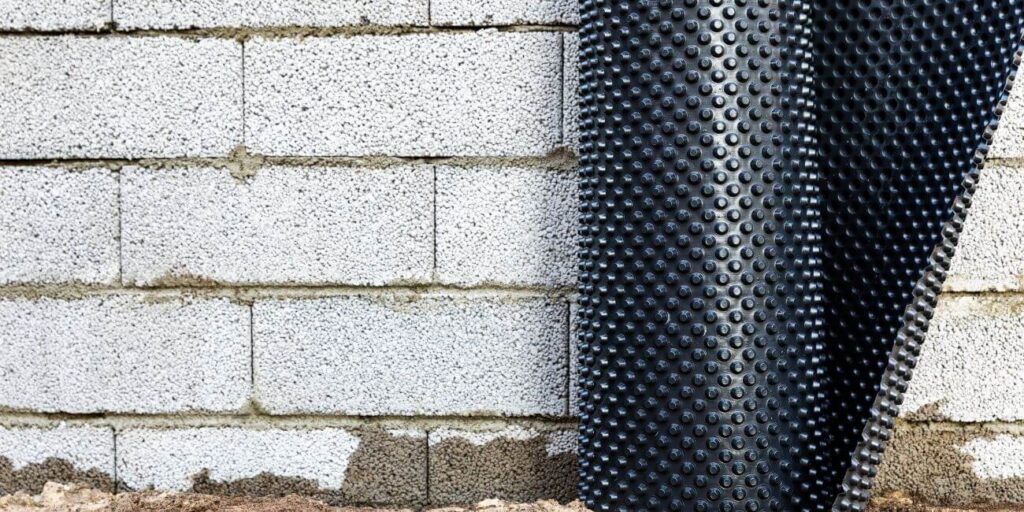 Dimple Drainage Board For Retaining Wall Waterproofing Project