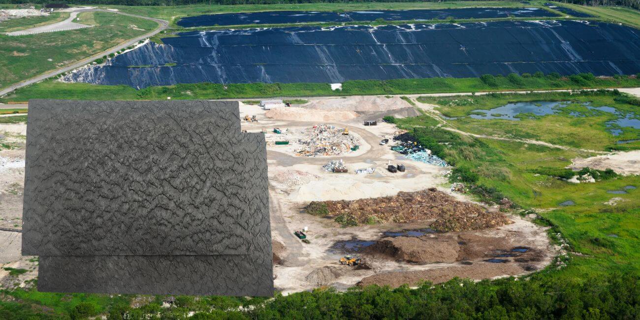 120 mil HDPE Geomembrane Used For Landfills Anti Seepage Projects